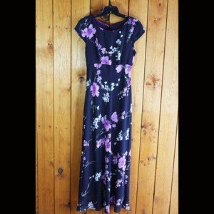 Floral Long Dress Size 9 Just Choon